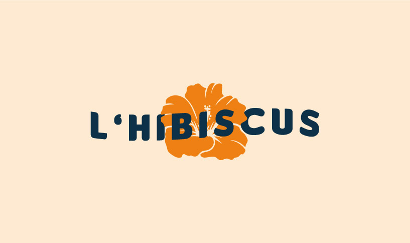 Logo en Couleur de L'Hibiscus à Lons-le-Saunier