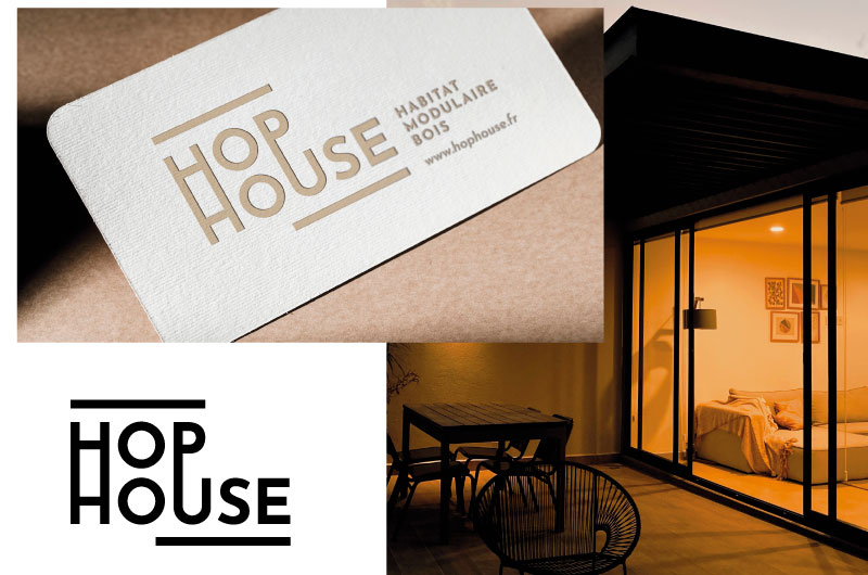 Carte de visite Hop House Maison Modulaire bois